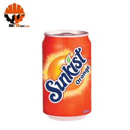 Sunkist - Orange Carbonated Drink Can (330ml)