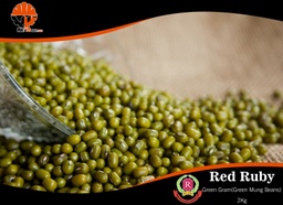Red Ruby - Green Gram / Green Mung Beans (ပဲတီစိမ်း) (2kg Pack)
