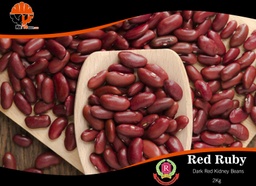 Red Ruby - Dark Red Kidney Beans (မြေထောက်နီ) (2kg Pack)