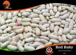 Red Ruby - White Kidney Beans (မြေထောက်ဖြူ) (2kg Pack)