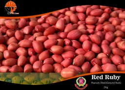Red Ruby - Peanuts (Red) / Ground Nuts (မြေပဲအနီ) (2kg Pack)
