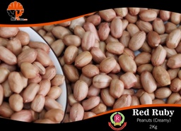 Red Ruby - Peanuts (Creamy) (မြေပဲအဖြူ) (2kg Pack)