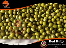 Red Ruby - Green Gram / Green Mung Beans (ပဲတီစိမ်း) (5kg Pack)