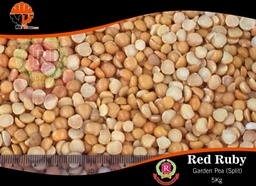 Red Ruby - Garden Pea (Split) (စားတော်ပဲအခြမ်း) (5kg Pack)