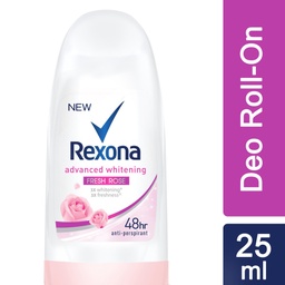 REXONA (Women) - Fresh Rose - Advanced Whitening - Roll On (25ml)