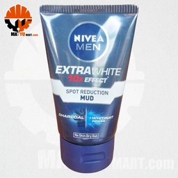 Nivea (Men) - Extra White 10x Effect - Spot Reduction Mud Foam (100g)