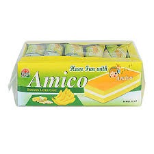 Amico - Banana Layer, Swis Roll Cake (18g) (Halal)