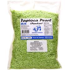 Tapioca Pearl - Pandon Flavour (400g) Green