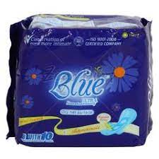 Blue - Super Absorbent Feminine Towel - Day (Blue)