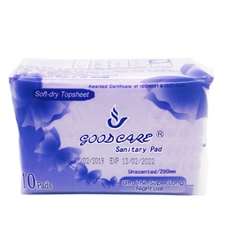 Good Care - Sanitary Pad - Ultra Thin Super Long Night Use (10pads) Violet