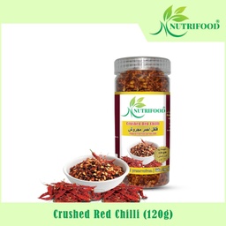 Nutri Food - Crushed Chilli Powder (ငရုတ်အကြမ်းမှုန့်) (120g/Bottle)