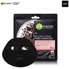 GARNIER - Pure Chorcoal - Serum Mask (32g) - Black