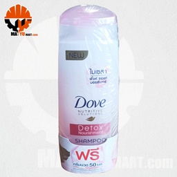 Dove - Detox Nourishment - Shampoo &amp; Conditioner (140ml) Pink