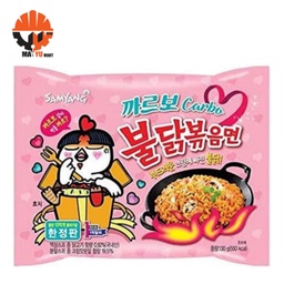 Samyang - Hot Chicken Flavor Ramen Carbonara Noodle(140g) - Pink