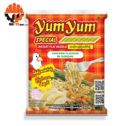 YumYum - Instant Flat Noodles - Chicken Flavour Mi Goreng (60g)