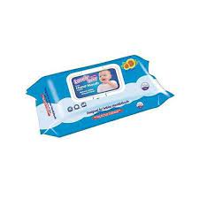 Lovely Baby - Baby Hand &amp; Mouth Wipes (80 pcs) - Blue