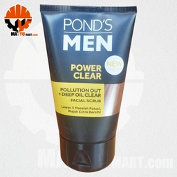 POND'S (Men) - Power Clear Pollution - Facial Scrub (100g) - Yellow