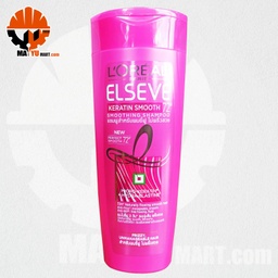 Loreal - Elseve - Keratin Smooth - Smoothing Shampoo (330ml) Pink