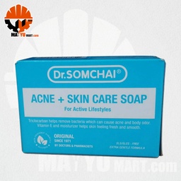 Dr.Somchai - Acne + Skin Care Soap for Active (80g) blue