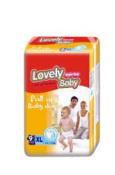 Lovely Baby - Pull Up Baby Diaper - XL(9pcs)