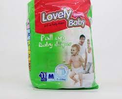Lovely Baby - Pull Up Baby Diaper - M (11pcs)