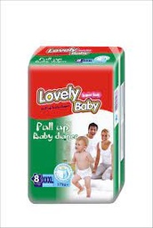 Lovely Baby - Pull Up Baby Diaper - XXXL(8pcs)