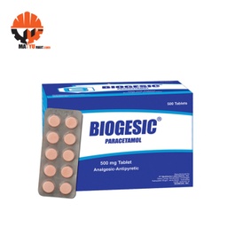 BIOGESIC PARACETAMOL 500mg - 1Card (10pcs)