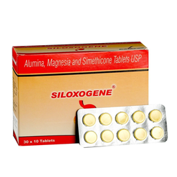 Siloxogene - Alumina,Magnesia And Simethicone Tablets - 1Card(10pcs)