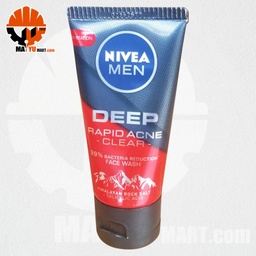 Nivea (Men) - Deep - Rapid Acne Clear - Face Wash (50g)