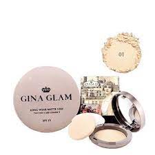 Gina Glam - Long Wear Matte Stay - Two Way Cake Compact SPF15 (11g)