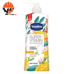 Vaseline - Super Vitamin - Citrus &amp; Vitamin B3 - Body Serum (380ml) yellow