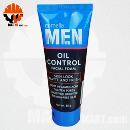 Camella (Men) - Oil Control - Facial Foam (80g) blue