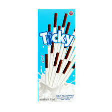 Ticky - Biscuit Coated With Milk Cream (18g) Blue
