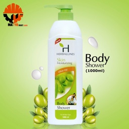 Herballines - Skin Moisturizing - Olive Oil - Body Shower (1000ml)