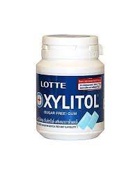 Lotte Xylitol - Sugar Free Gum - Nature Identical Fresh Mint Flavour (58g) - Blue