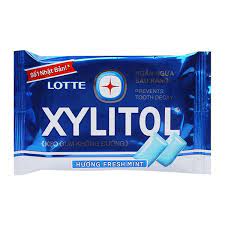 Lotte Xylitol - Sugar Free Gum - Fresh Mint Flavour (11.6g) Blue