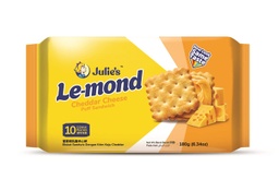 Julie's -Le-Mond - Puff Sandwich Cheddar Cheese Cream Biscuit (180g)