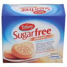 Tiffany - Sugar Free - Orange Flavour Cream Biscuit (162g)