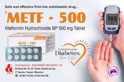 Metf-500 - Metformin Tablets (10x10)