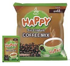 Happy - 3 in 1 Instant Coffee Mix (22g/30pcs)