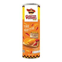 Mister Potato Crisps - Hot &amp; Spicy Flavour - THE HOTTLE (100g)