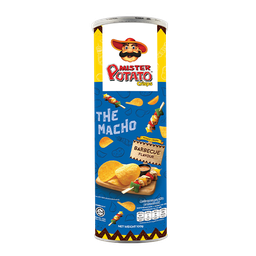 Mister Potato Crisps - Barbecue Flavour - THE MACHO  (100g)