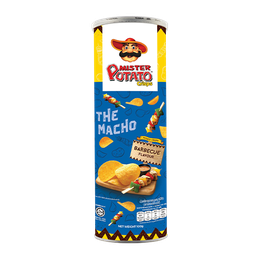 Mister Potato Crisps - Barbecue Flavour - THE MACHO (100g)