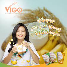 Vigo - Instant Cereal Drink Powder - Banana Flavour - Yellow (25gx20Pcs)