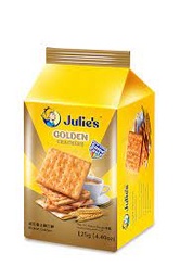Julie's - Golden Crackers (125g)