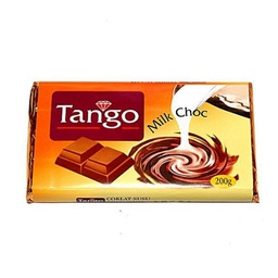 Tango Chocolate Bar - Milk choc (200g)
