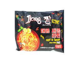 Jiang - Hot &amp; Sour - Flavour Noodle Soup - Black (70g)