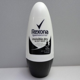 REXONA (Men) - Invisible Dry - Black&amp;White - Roll On (25ml)