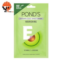POND'S - Vitamin Duo Sheet Mask - Nourishing - Vitamin E + Avocado (20g)