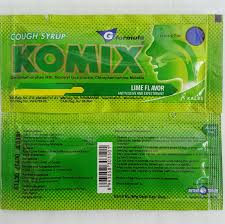 Komix - Cough Syrup - Lime Flavour - Green (7ml)